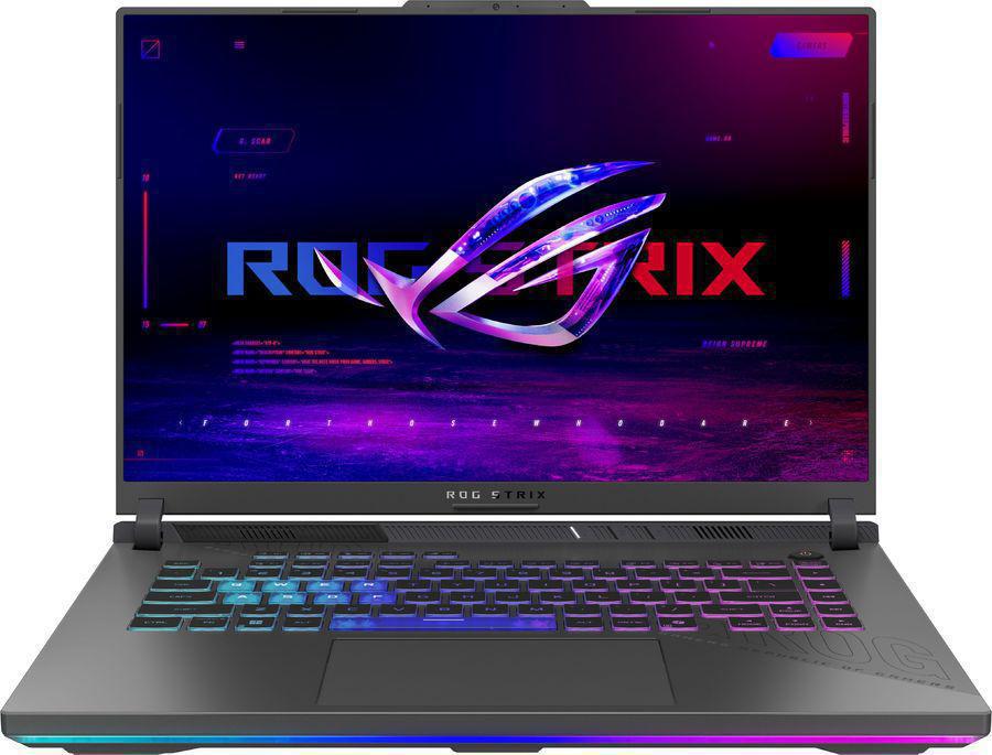 Ноутбук Asus ROG Strix G16 G614PP-TS206 Ryzen 9 8940HX 32Gb SSD512Gb NVIDIA GeForce RTX 5070 8Gb 16" IPS WQXGA (2560x1600) без ОС grey WiFi BT Cam (90NR0L68-M009F0)