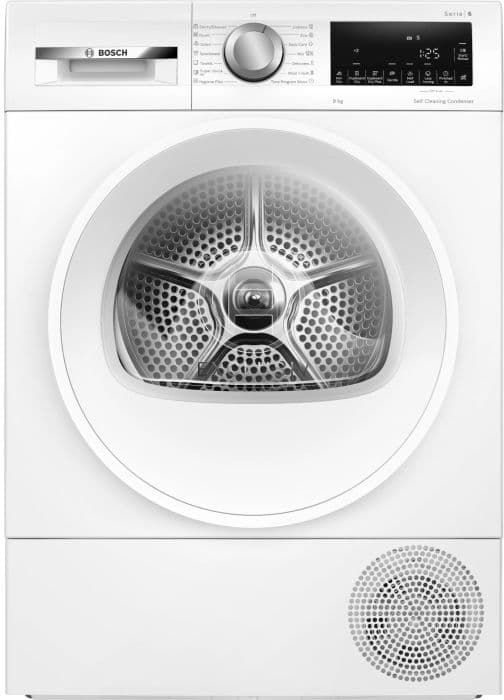 Сушильная машина Bosch Serie 6 WQG14591BY пан.англ. кл.энер.:D макс.загр.:9кг белый