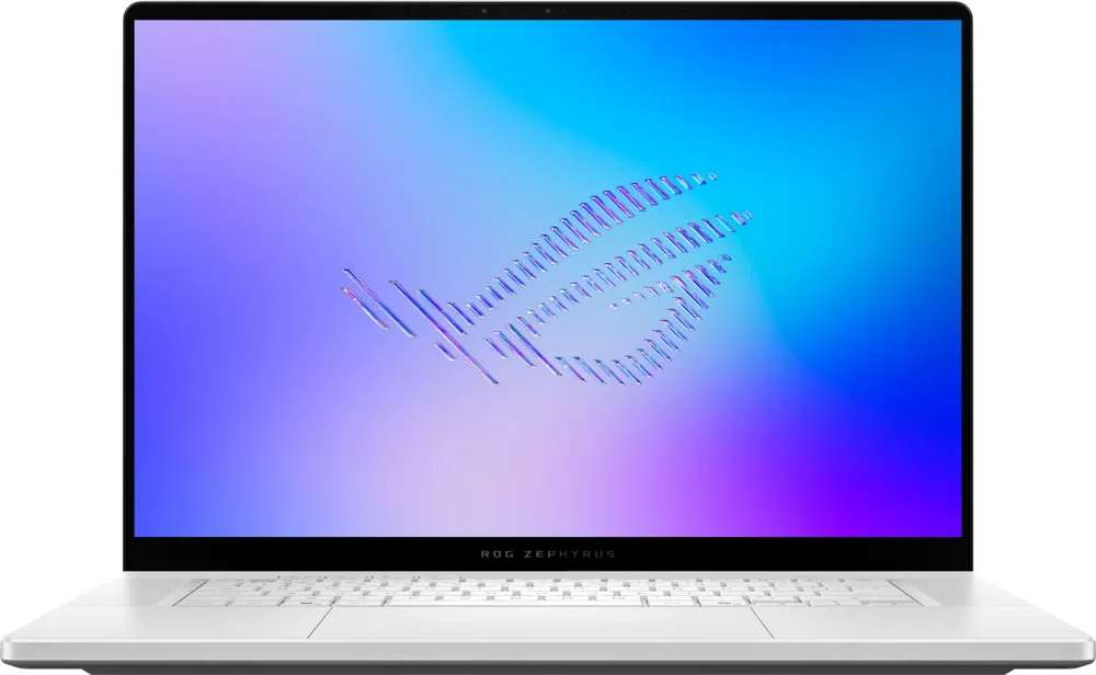 Ноутбук Asus ROG Zephyrus G16 GU606AX-TB092W Core Ultra 9 386H 32Gb SSD1Tb NVIDIA GeForce RTX 5090 24Gb 16" OLED 2.5K (2560x1600) Windows 11 Home white WiFi BT Cam Bag (90NR0PE1-M004U0)