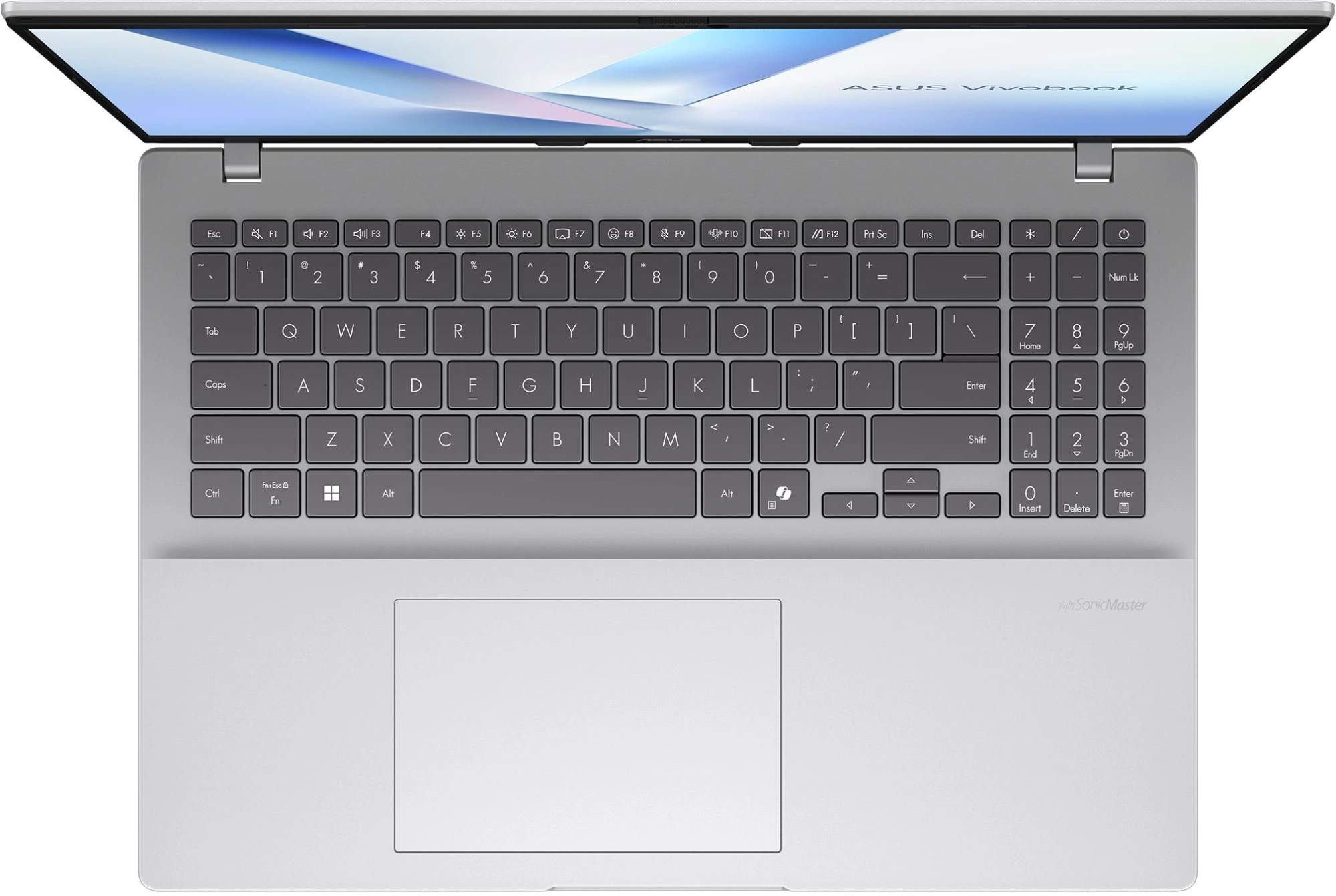 Ноутбук Asus VivoBook 16 X1607CA-MB271 Core Ultra 5 225H 16Gb SSD512Gb Intel Graphics 16" IPS WUXGA (1920x1200) без ОС silver WiFi BT Cam (90NB15A2-M00KY0)