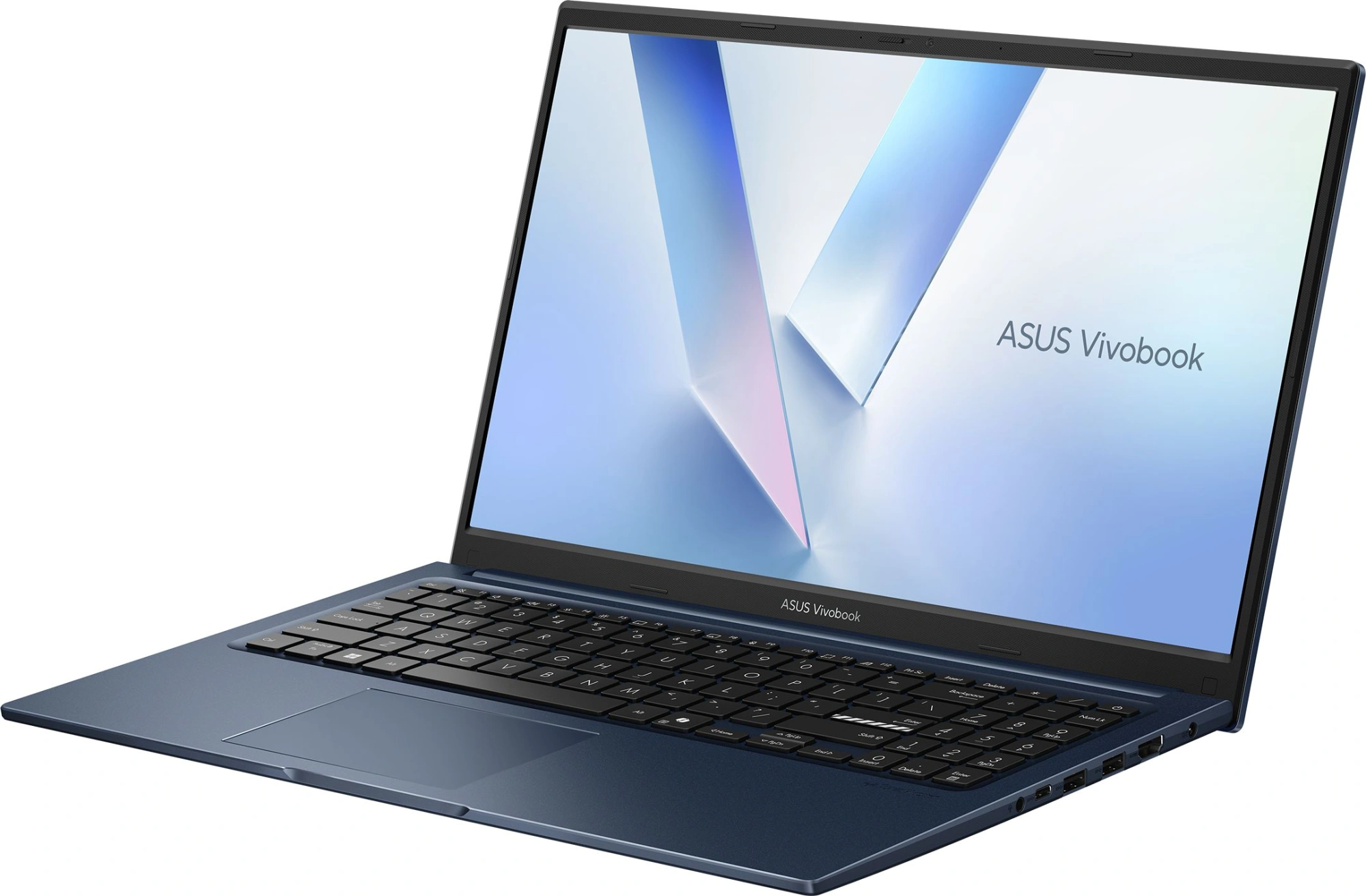Ноутбук Asus Vivobook 15 X1504MA-BQ601 Core 3 310 8Gb SSD256Gb Intel Graphics 15.6" IPS FHD (1920x1080) без ОС blue WiFi BT Cam (90NB17I1-M01140)