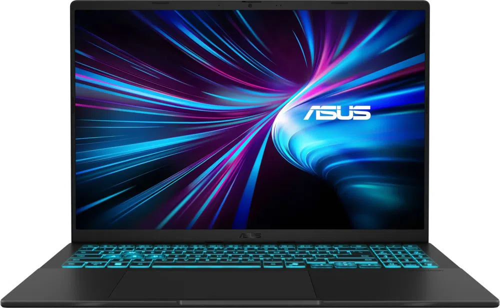Ноутбук Asus V16 V3607VM-TK220 Core 5 210H 16Gb SSD512Gb NVIDIA GeForce RTX 5060 8Gb 16" IPS WUXGA (1920x1200) без ОС black WiFi BT Cam (90NB16K1-M00HK0)