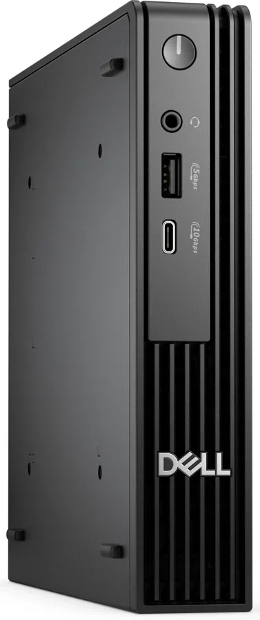 ПК Dell Pro Micro QCM1250 Micro Core Ultra 5 235T (2.2) 16Gb SSD512Gb Graphics Windows 11 Pro GbitEth WiFi BT 90W мышь клавиатура черный (DPMC-5621)