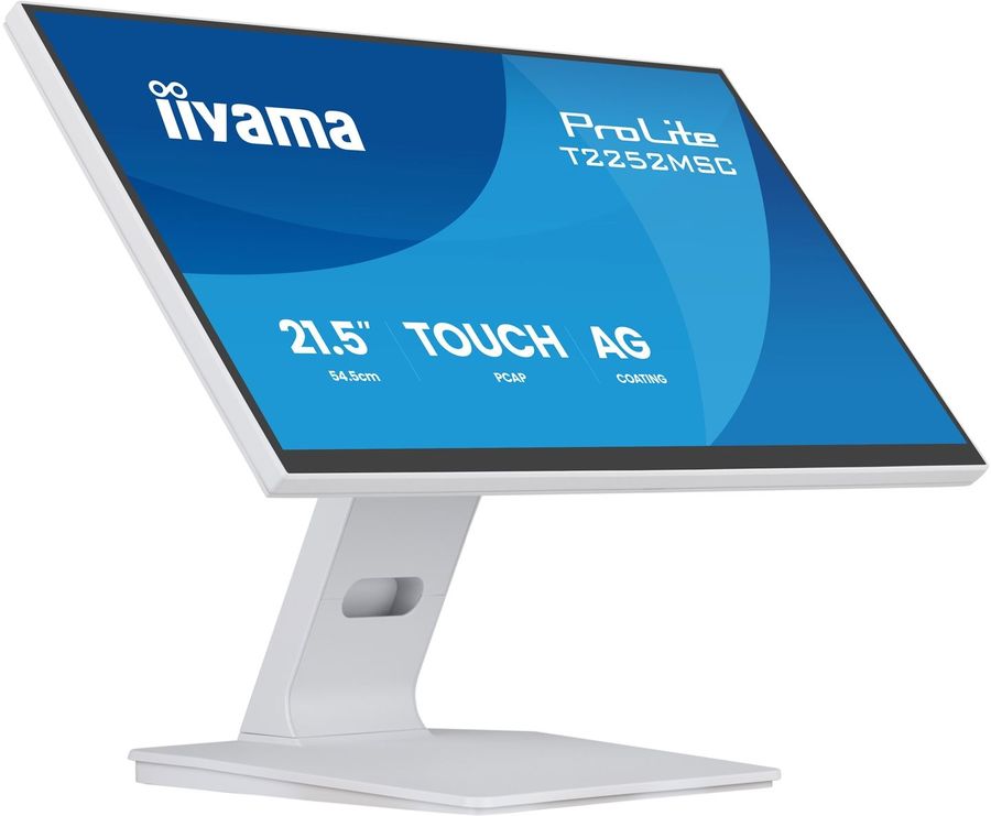Монитор Iiyama 21.5" ProLite T2252MSC-W2AG белый IPS LED 5ms 16:9 HDMI M/M матовая 250cd 178гр/178гр 1920x1080 60Hz DP FHD USB Touch 4.5кг