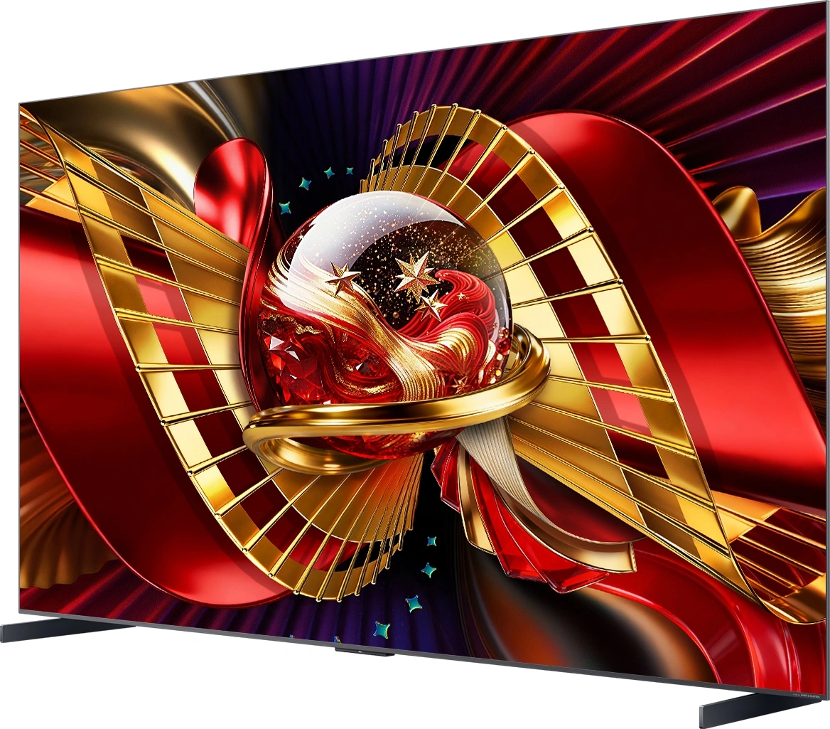 Телевизор LED TCL 98" 98C8L SQD-Mini LED Frameless черный 4K Ultra HD 144Hz DVB-T DVB-T2 DVB-C DVB-S DVB-S2 USB WiFi Smart TV