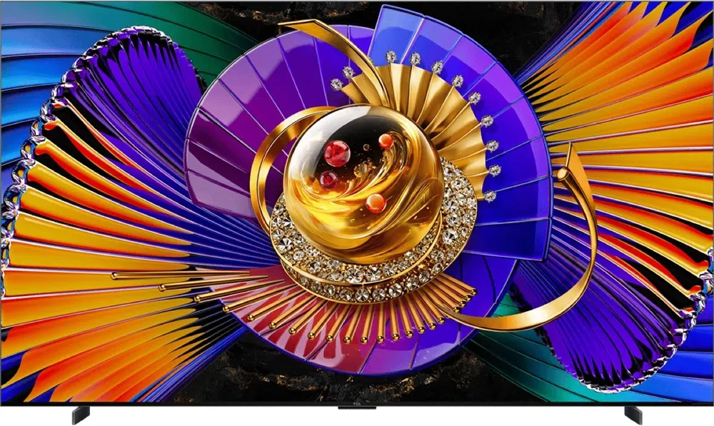 Телевизор QLED TCL 98" 98C7L SQD-Mini LED Frameless черный 4K Ultra HD 144Hz DVB-T DVB-T2 DVB-C DVB-S DVB-S2 USB WiFi Smart TV