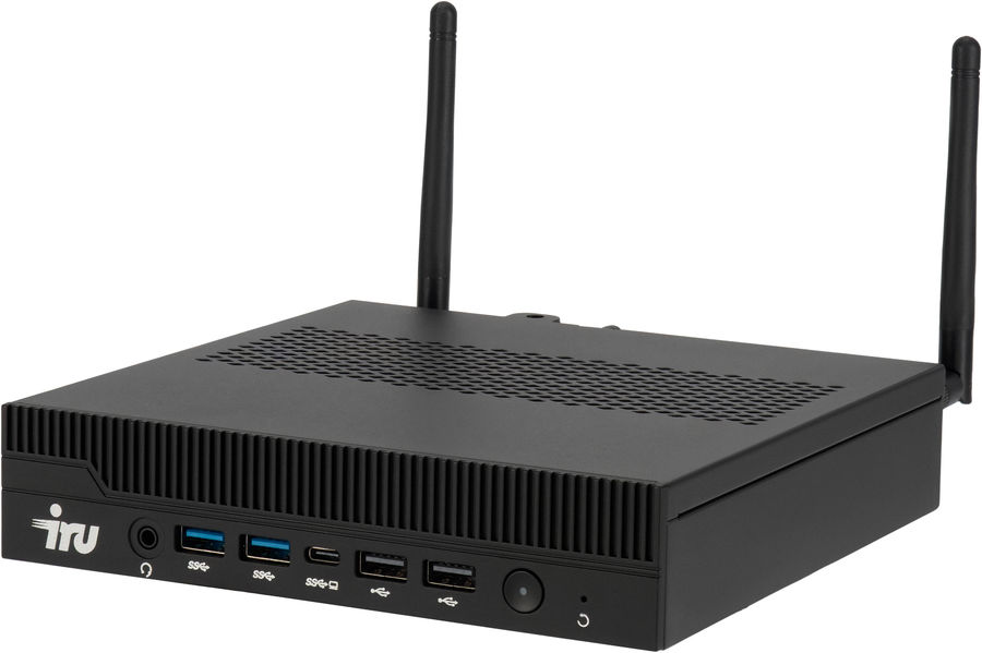 Неттоп IRU Tactio 310H6ITF i5 14400 (2.5) 32Gb SSD1Tb UHDG 730 Windows 11 Pro GbitEth WiFi BT 90W черный (RUS) (2174511)