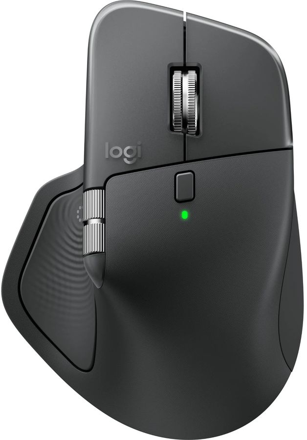 Мышь Logitech MX Master 4 графитовый оптическая 8000dpi беспров. BT/Radio USB для ноутбука 8but (910-007565)