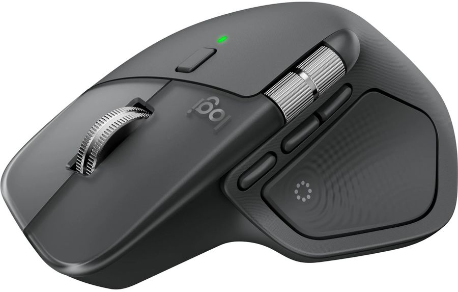 Мышь Logitech MX Master 4 графитовый оптическая 8000dpi беспров. BT/Radio USB для ноутбука 8but (910-007565)