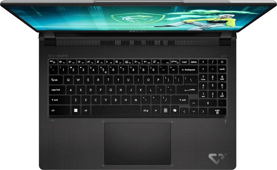 Ноутбук MSI Cyborg 15 C13WF-229XRU Core i5 13420H 16Gb SSD512Gb NVIDIA GeForce RTX 5060 8Gb 15.6" IPS FHD (1920x1080) FreeDOS grey WiFi BT Cam (9S7-15T121-229)