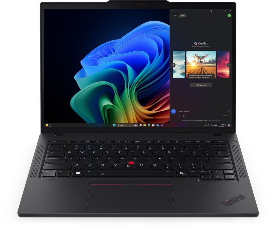 Ноутбук Lenovo ThinkPad T14 G6 Core Ultra 7 258V 32Gb SSD512Gb Intel Arc 140V 14" IPS WUXGA (1920x1200) Windows 11 Pro black WiFi BT Cam (21QG0059GP)