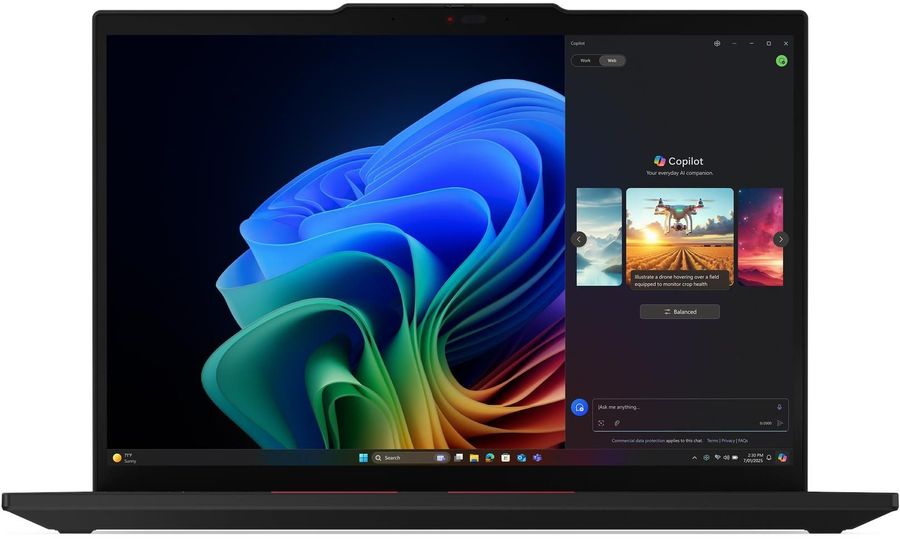 Ноутбук Lenovo ThinkPad T14 G6 Core Ultra 7 258V 32Gb SSD512Gb Intel Arc 140V 14" IPS WUXGA (1920x1200) Windows 11 Pro black WiFi BT Cam (21QG0059GP)