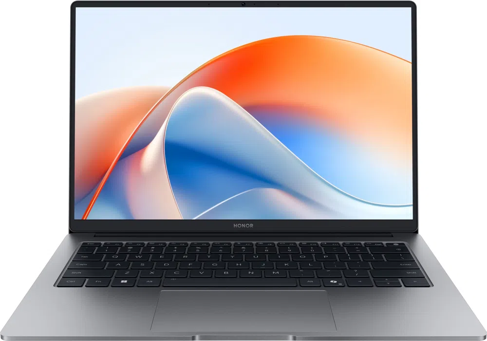 Ноутбук Honor MagicBook X14 Plus 2025 FermiB-5651F Core 5 220H 16Gb SSD512Gb Intel Iris Xe graphics 14" IPS WQXGA (2880x1800) Windows 11 Home grey space WiFi BT Cam (5301ALWC)