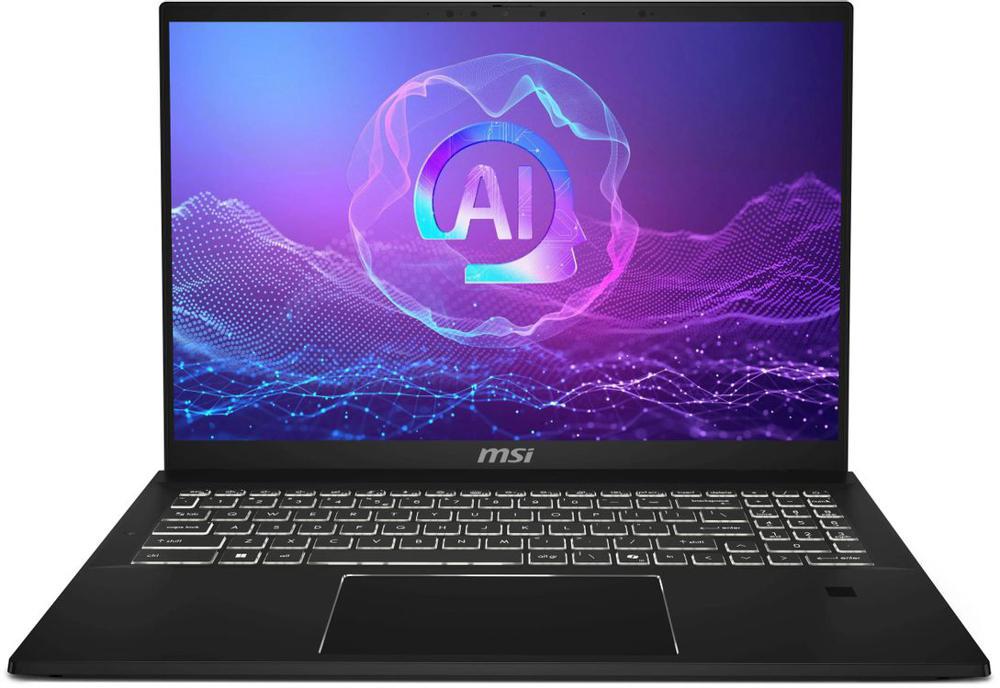 Ноутбук MSI Summit 16 AI Evo A2HMTG-057RU Core Ultra 7 255H 16Gb SSD1Tb Intel Arc 16" IPS Touch QHD+ (2560x1600) Windows 11 black WiFi BT Cam (9S7-159531-057)
