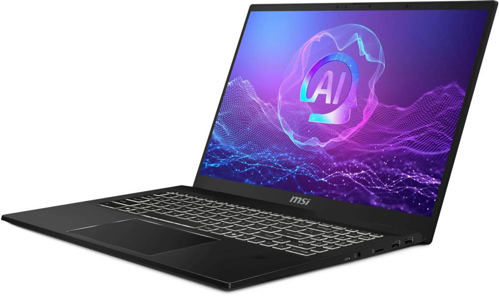 Ноутбук MSI Summit 16 AI Evo A2HMTG-057RU Core Ultra 7 255H 16Gb SSD1Tb Intel Arc 16" IPS Touch QHD+ (2560x1600) Windows 11 black WiFi BT Cam (9S7-159531-057)