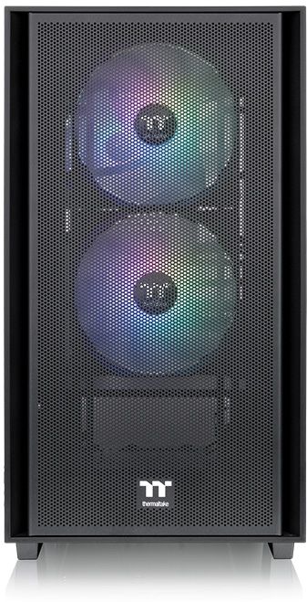 Корпус Thermaltake Versa H16 TG ARGB черный без БП mATX 4x120mm 2x140mm 1xUSB2.0 2xUSB3.0 audio bott PSU