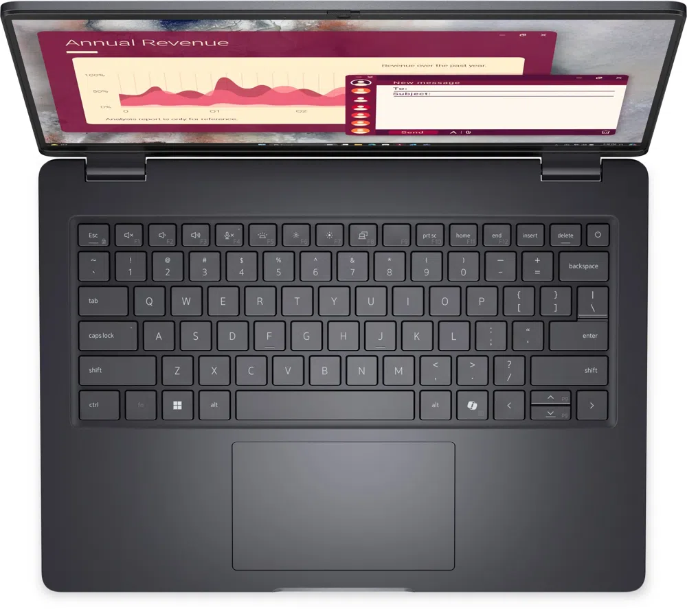 Ноутбук Dell Pro 14 Core Ultra 7 265U 32Gb SSD1Tb Intel Graphics 14" IPS FHD+ (1920x1200) Linux grey WiFi BT Cam (PRO14-7315)