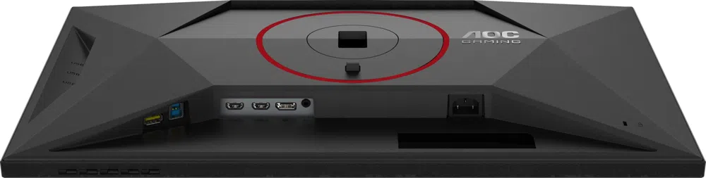 Монитор AOC 27" U27G4R черный/красный IPS LED 16:9 HDMI матовая HAS Piv 400cd 178гр/178гр 3840x2160 160Hz G-Sync DP 4K USB 6.35кг