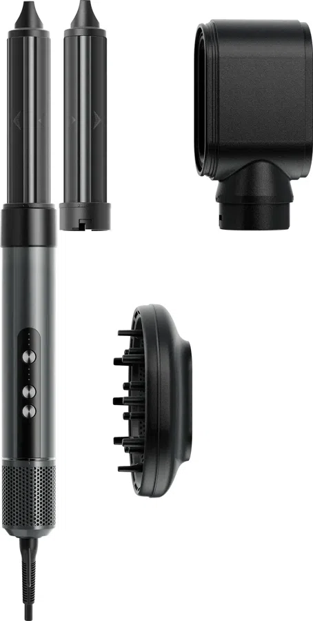 Фен-щетка Haier HHS-513 1400Вт графитовый (FZ000XE00RU)
