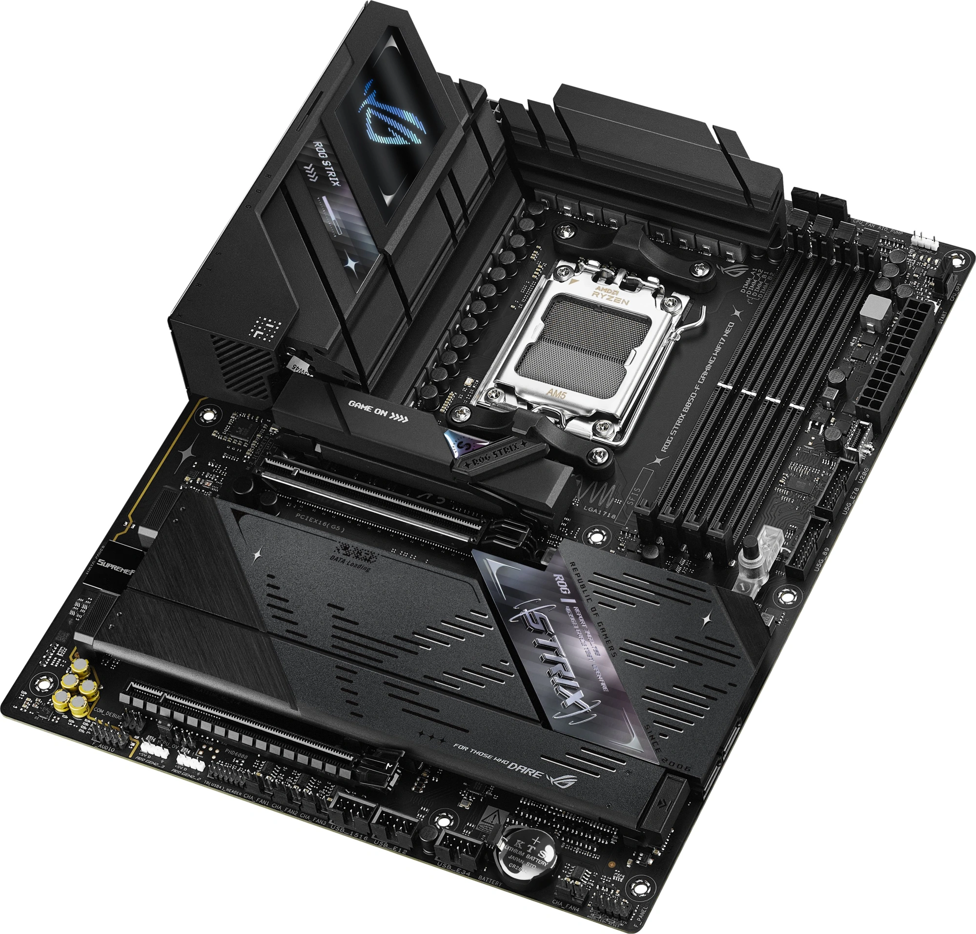 Материнская плата Asus ROG Strix B850-F GAMING WIFI7 NEO Socket AM5 AMD B850 4xDDR5 ATX AC`97 8ch(7.1) 5Gigabit RAID+HDMI