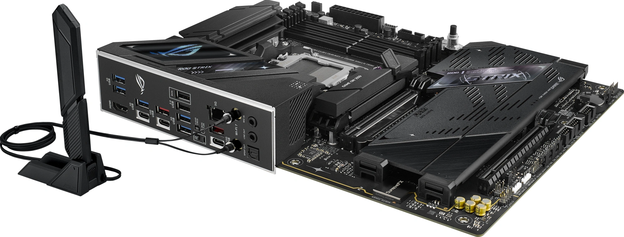 Материнская плата Asus ROG Strix B850-F GAMING WIFI7 NEO Socket AM5 AMD B850 4xDDR5 ATX AC`97 8ch(7.1) 5Gigabit RAID+HDMI