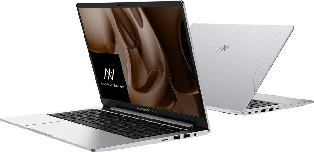 Ноутбук Machcreator Genesis R14 Ryzen 5 7640HS 16Gb SSD1Tb AMD Radeon 760M 14.1" IPS FHD (1920x1200) без ОС silver WiFi BT Cam 6550mAh (JJ00GW00GRU)