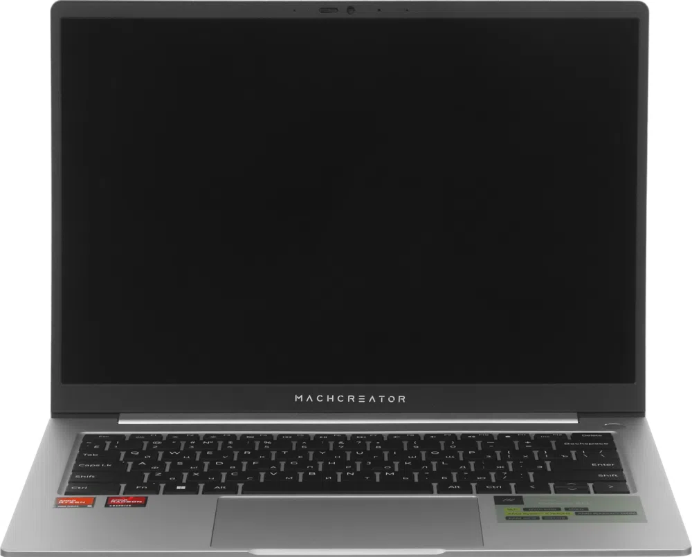 Ноутбук Machcreator Genesis R14 Ryzen 5 7640HS 16Gb SSD1Tb AMD Radeon 760M 14.1" IPS FHD (1920x1200) без ОС silver WiFi BT Cam 6550mAh (JJ00GW00GRU)
