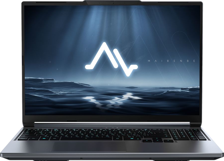Ноутбук Maibenben X16C-i54456 Core i5 14450HX 16Gb SSD512Gb NVIDIA GeForce RTX 5060 8Gb 16" IPS FHD+ (1920x1200) Linux grey WiFi BT Cam 5200mAh (X16C-I544560F44LG4E10)