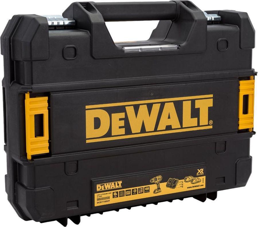 Дрель-шуруповерт DeWalt DCD778D2T-QW 340Вт аккум. патрон:быстрозажимной (кейс в комплекте)