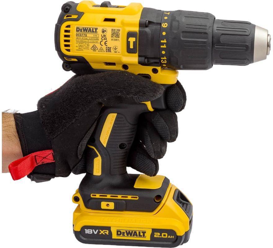 Дрель-шуруповерт DeWalt DCD778D2T-QW 340Вт аккум. патрон:быстрозажимной (кейс в комплекте)