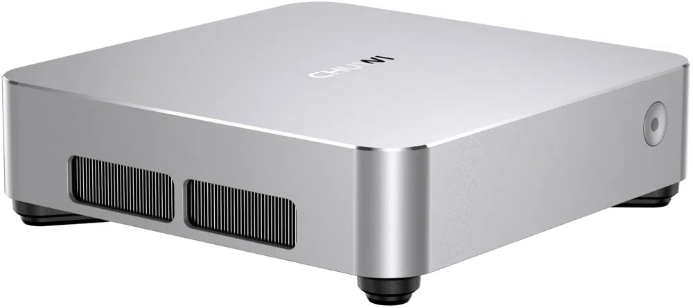 ПК Мини Chuwi AuBox Ryzen 7 8745HS (3.8) 780M без ОС 2x2.5GbitEth WiFi BT 120W серебристый/черный