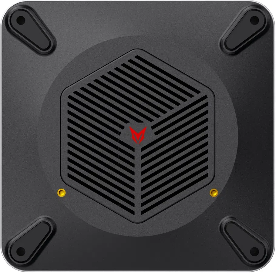 ПК Мини Chuwi AuBox Ryzen 7 8745HS (3.8) 780M без ОС 2x2.5GbitEth WiFi BT 120W серебристый/черный