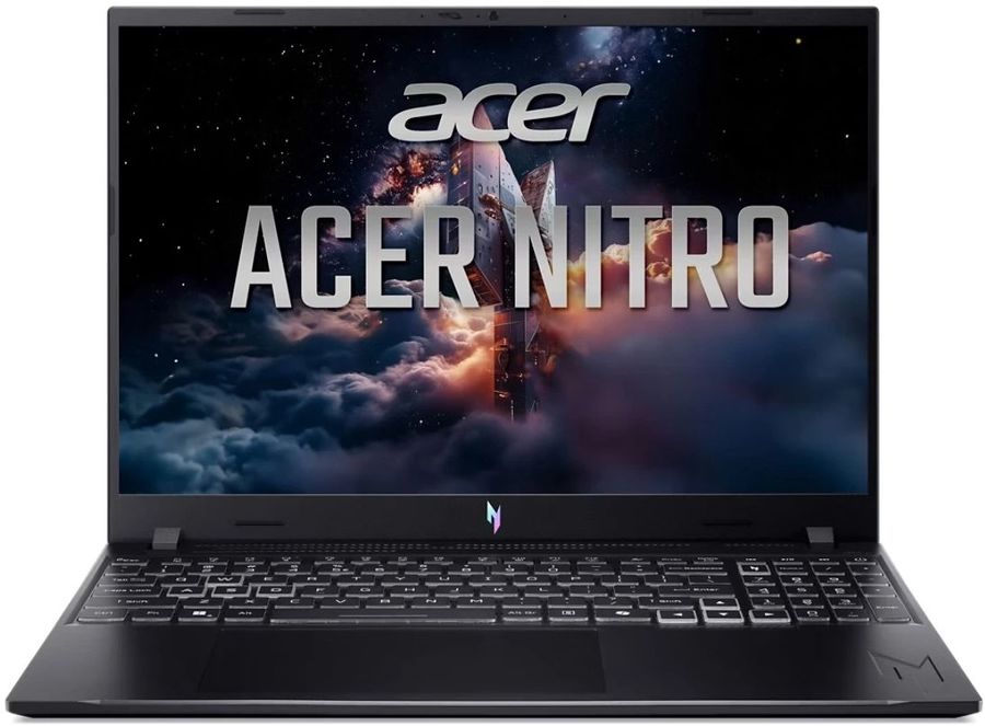 Ноутбук Acer Nitro V 16S ANV16-I31-71BH Core 7 240H 16Gb SSD512Gb NVIDIA GeForce RTX 5060 8Gb 16" IPS WUXGA (1920x1200) без ОС black WiFi BT Cam (NH.U5CCD.002)