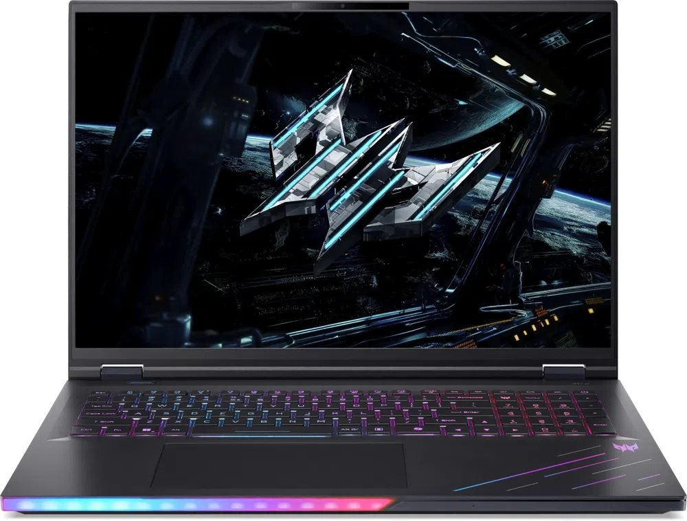 Ноутбук Acer Predator Helios 18 AI PH18-73-98UM Core Ultra 9 275HX 32Gb SSD1Tb NVIDIA GeForce RTX5080 16Gb 18" IPS WQXGA (2560x1600) без ОС black WiFi BT Cam (NH.QVZCD.008)