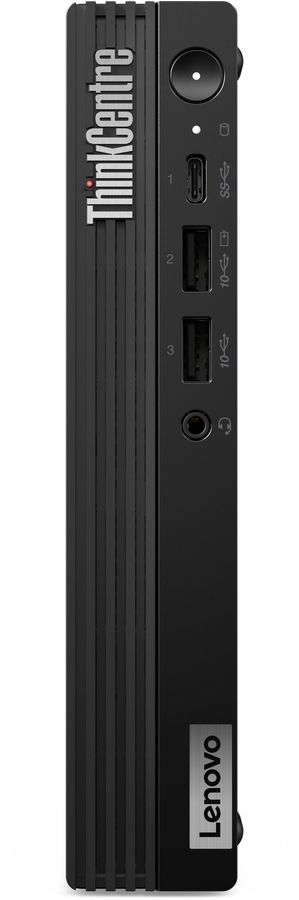 Неттоп Lenovo ThinkCentre Tiny M70q-5 slim i7 14700T (1.3) 16Gb SSD512Gb UHDG 770 Windows 11 Pro 64 GbitEth WiFi BT 135W kb мышь клавиатура черный (12TDS1WR00)