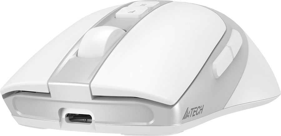 Мышь A4Tech Fstyler FB50CS Plus белый оптическая 3200dpi silent беспров. BT/Radio USB 7but