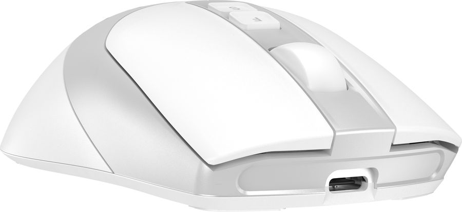 Мышь A4Tech Fstyler FB50CS Plus белый оптическая 3200dpi silent беспров. BT/Radio USB 7but