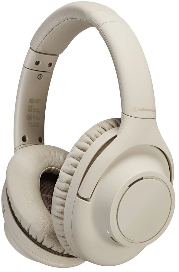 Гарнитура мониторные Audio-Technica ATH-S300BT 1.2м бежевый беспроводные bluetooth оголовье (ATH-S300BT BG)