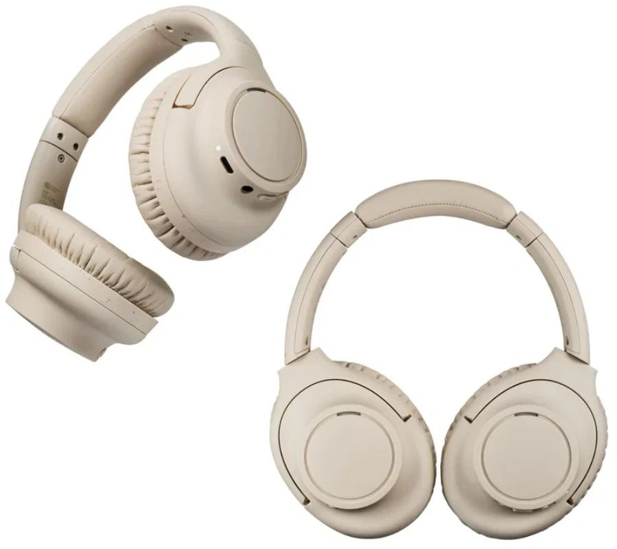 Гарнитура мониторные Audio-Technica ATH-S300BT 1.2м бежевый беспроводные bluetooth оголовье (ATH-S300BT BG)