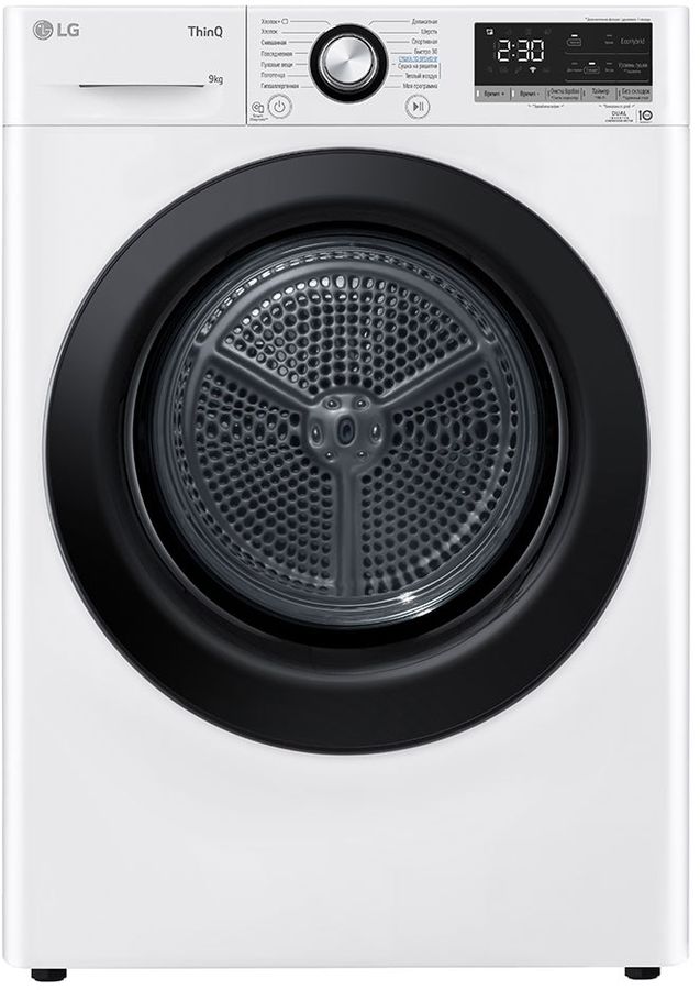 Сушильная машина LG DC90V3V6W.ABWPCOM кл.энер.:A++ макс.загр.:9кг белый