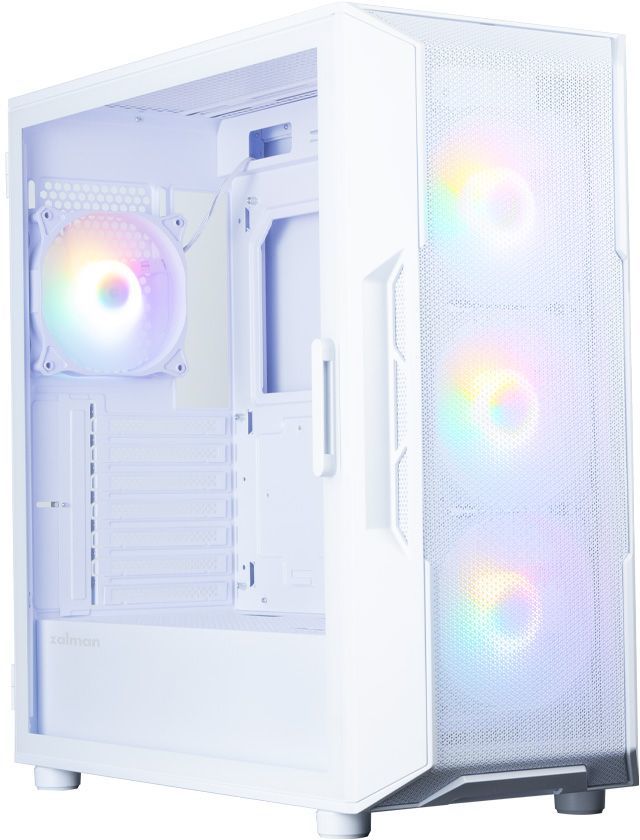 Корпус Zalman i3 Neo V2 белый без БП ATX 7x120mm 5x140mm 1xUSB3.0 audio bott PSU