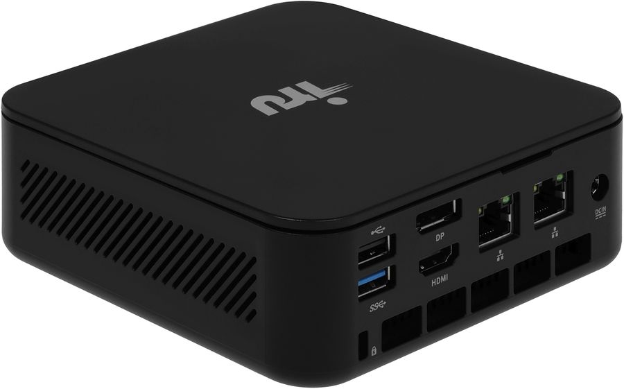 Неттоп IRU Planio 325 Ryzen 5 3500U (2.1) 8Gb SSD512Gb Vega 8 Windows 11 Pro GbitEth WiFi BT 65W черный (RUS) (2180266)