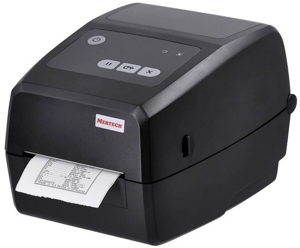 Термопринтер Mertech TLP4 (1025) 203dpi 152мм/с/USB/RS232/Eth для печ.этик. черный