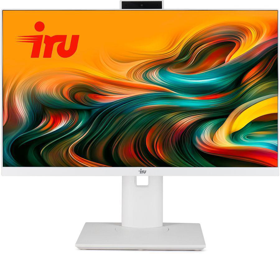 Моноблок IRU Tactio 23IW 23.8" Full HD i5 1235U (1.3) 16Gb SSD512Gb Iris Xe CR без ОС GbitEth WiFi BT 65W Cam белый 1920x1080 (RUS)