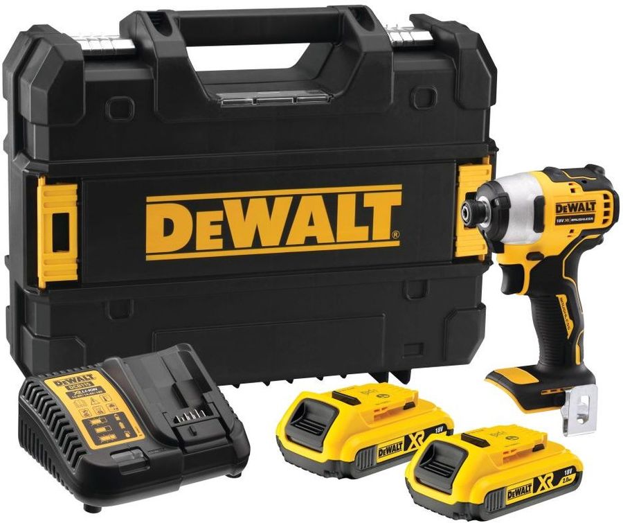 Шуруповерт DeWalt DCF809D2T-QW аккум. патрон:шестигр.1/4" (кейс в комплекте)