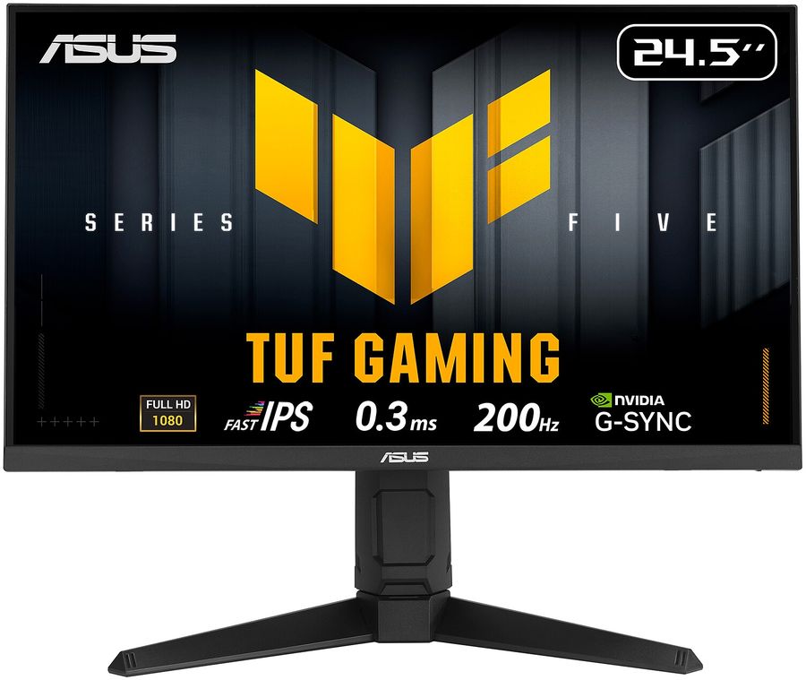 Монитор Asus 24.5" TUF Gaming VG259QL5A черный IPS LED 16:9 HDMI M/M матовая HAS Piv 300cd 178гр/178гр 1920x1080 200Hz FreeSync Premium DP FHD 4.9кг