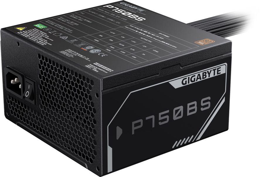 Блок питания Gigabyte ATX 750W GP-P750BS 80+ bronze (20+4pin) APFC 120mm fan 7xSATA RTL