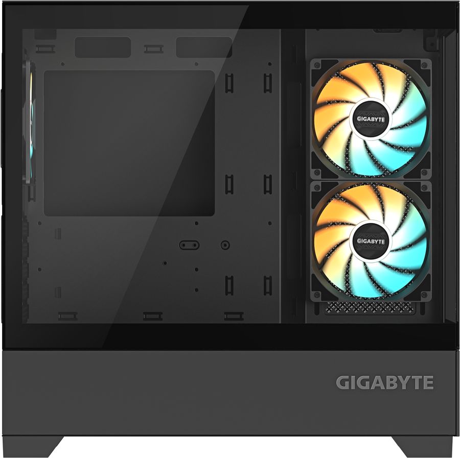 Корпус Gigabyte GB-C201P черный без БП mATX 6x120mm 3x140mm 2xUSB3.0 audio bott PSU