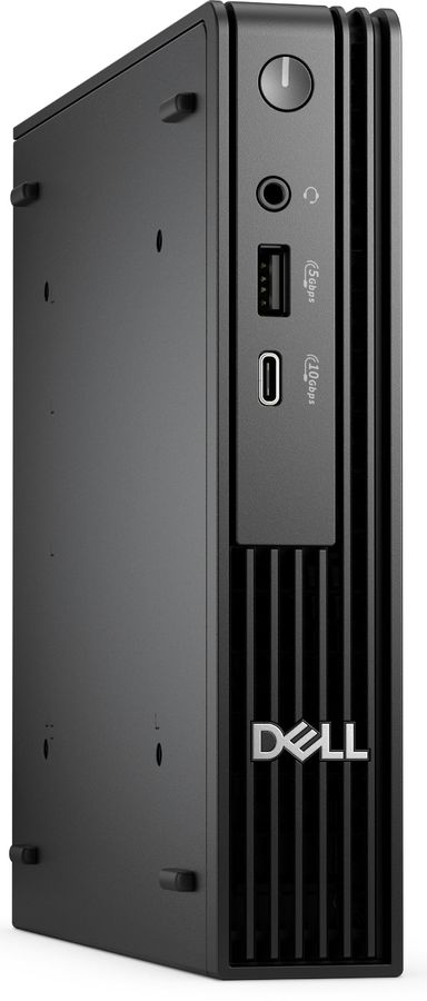 Неттоп Dell Pro QCM1250 Micro i5 14500T (1.7) 16Gb SSD512Gb UHDG 770 Windows 11 Pro GbitEth WiFi BT 90W мышь клавиатура черный (DPM-5811)