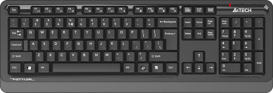 Клавиатура A4Tech FGK10 серый USB беспроводная Multimedia